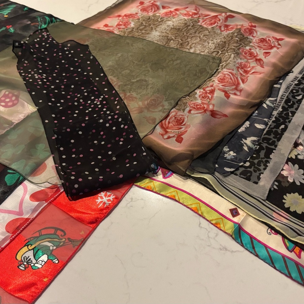 Colorful Silk Scarf Collection